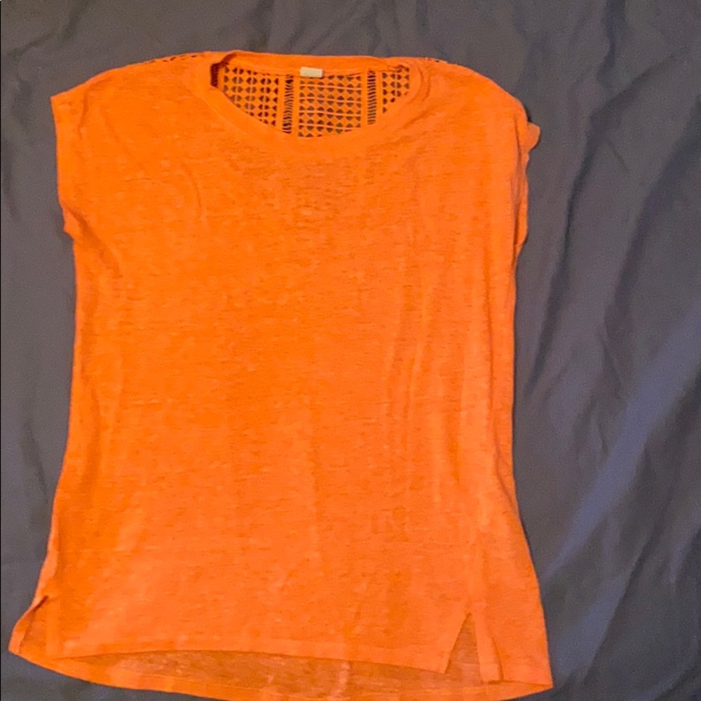 Girls orange to with lattice back